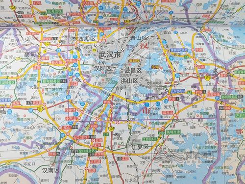 湖北地圖冊 詳細到鄉(xiāng)鎮(zhèn) 省內(nèi)交通旅游學習物流貨運司機可用 中國分省